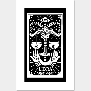 Libra - Tarot Style Posters and Art